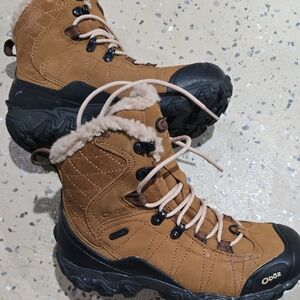 Oboz Women's Tan Winter Boots